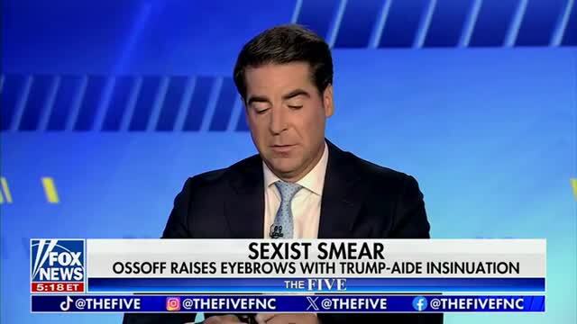 Jesse Watters Admits He’s Not ‘Fazed’ by Ossoff Jab Because Trump Says ‘Much More Sleazy Things’
