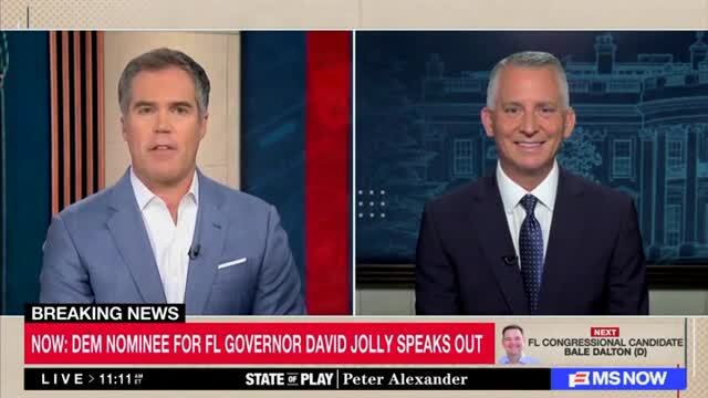 David Jolly: ‘Byron Donalds Is a Coward Who Won’t Even Call Out Socialism from His Own President’