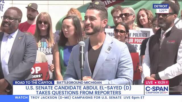 Abdul El-Sayed Gives a Non-Answer When Asked How He’ll Bring Back Alienated Voters