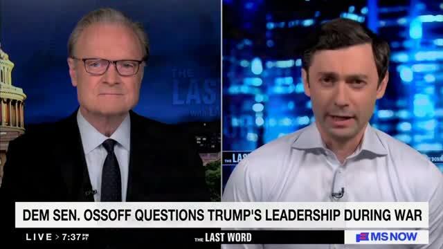 Jon Ossoff Says ‘It’s Been Amazing to Watch the White House Melt Down’ over Natalie Harp Comment