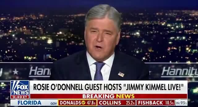 Hannity Torches Rosie O’Donnell: These Hollywood Celebrities Promise to Leave and Then They Can’t Stay Away