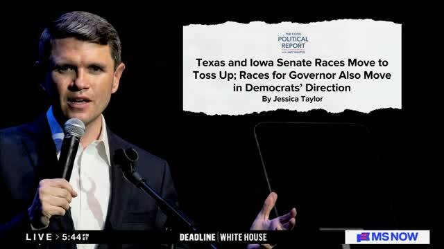 MS NOW: Fox News Announces Toss up of Race Between Talarico and Paxton After Ad Release Showing Paxton Stealing Expensive Pen