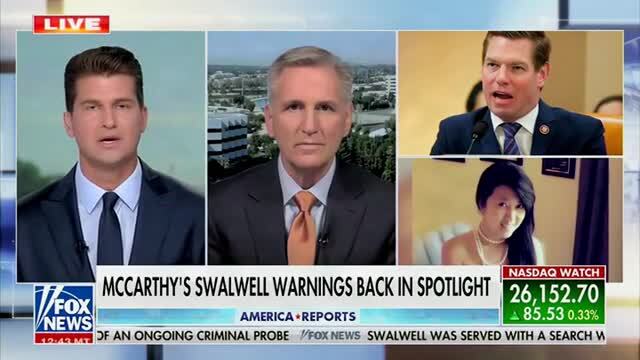 Kevin McCarthy on Swalwell: ‘I Knew He Was a Bad Person’