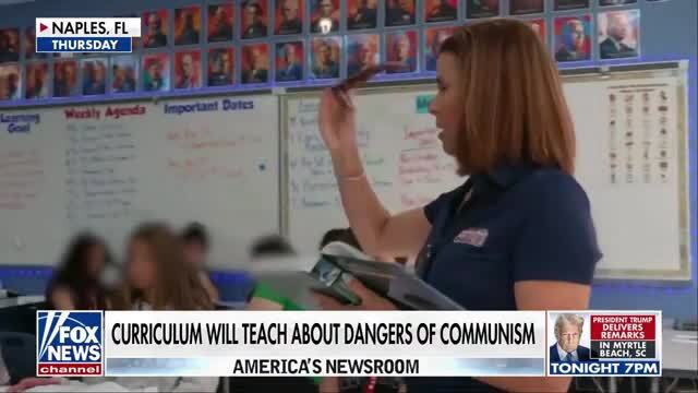 Fox News: Fla. Students Are Getting a New Lesson on the Dangers of Communism as an Expanded Curriculum Makes Its Classroom Debut This Year
