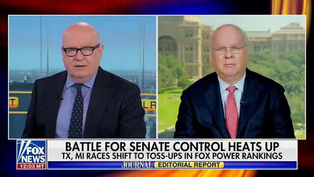 Karl Rove on Battle for Senate: Don’t Let Trump Have a Gigantic Rally Where He Says Weird Things