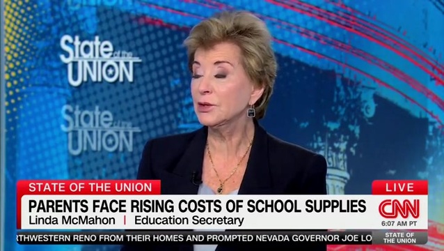 Linda McMahon: Statistics Show 1 in 10 Children Will Have Been Sexually Molested in School, We’re Focused on Looking at What’s Going on in Calif.