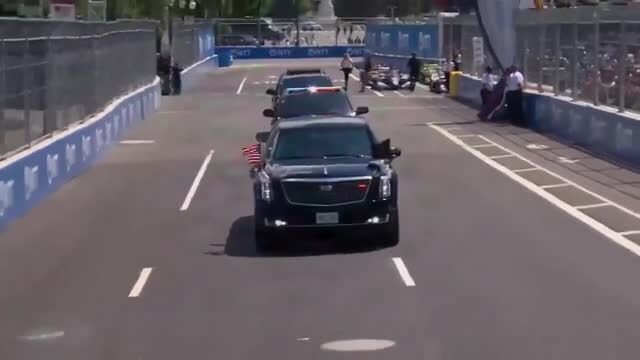 Trump Takes a Lap in The Beast Ahead of IndyCar Freedom 250 GP