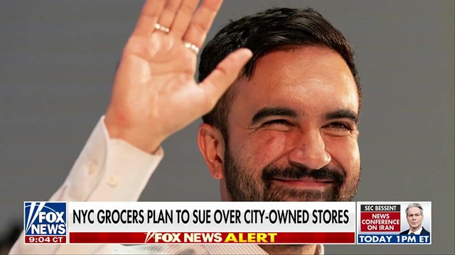 Fox News: Mayor Mamdani Is Being Sued by a Group Representing Immigrant-Owned Grocers in NYC Over Plan to Open 5 City-Run Grocery Stores