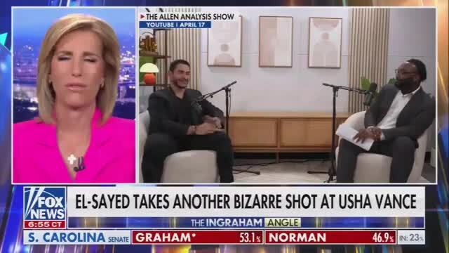 Ingraham Criticizes Abdul El-Sayed’s ‘Manspread:’ ‘Close Your Legs’