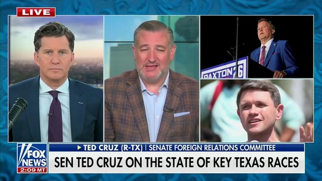 Ted Cruz: Ken Paxton Will Be the Next Senator from Texas; ‘We’re Going to Stay Red, but It Is a Fight’
