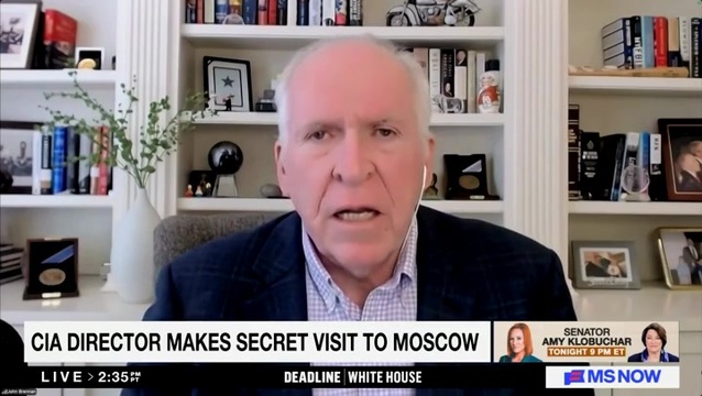John Brennan on CIA Dir. Ratcliffe’s Secret Visit to Moscow: ‘Not Surprising’; ‘I Travelled to Moscow Twice as CIA Director’