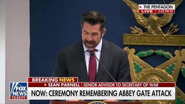 Senior Advisor to Sec. Of War Parnell on the Abbey Gate Marines: You’ve Earned the Utmost Respect of the Greatest Nation on the Planet
