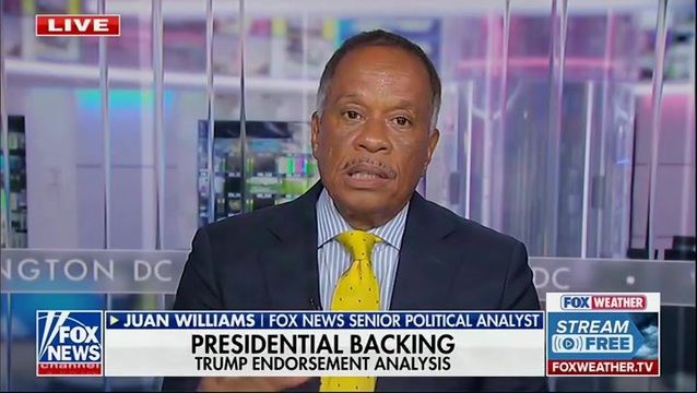 Juan Williams on Elections: The Problem for Trump Nationally, in This Term, Is We’ve Seen 12% Decline of His Popularity Among Republicans