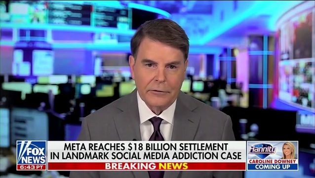 Gregg Jarrett: Meta’s Social Media Addiction Case Is a ‘No-Brainer’ Because the Trial Was in One of the Most Liberal Districts in America