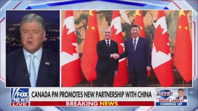 Hannity: Canada’s ‘Totally Lost the Plot’ in New Partnership with China