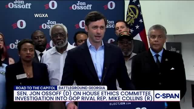 Ossoff: Rep. Collins’ Ties to White Nationalism and ‘Neo-Nazi Ideology’ Are Disgraceful and Disqualifying
