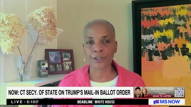 Connecticut Secretary of State: ‘Should Mail-In Voting Become Much More Complicated, We Have Other Ways that Voters Can Cast the Ballot’