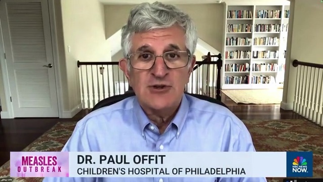 Dr. Paul Offit: ‘Very Clear to Me that Because of Measles, Two People Died’ in Pennsylvania