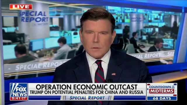 Bret Baier Reacts to Trump Slamming Fox News for ‘Inaccurate’ Iran Deal Report: ‘First of All... ‘