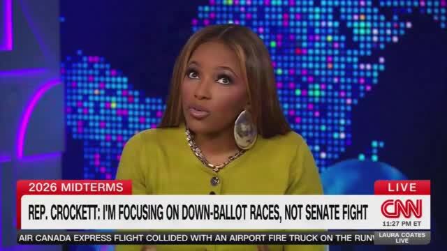 Crockett Says She Doesn’t Know if Black Voters Are Excited in Texas
