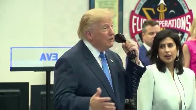 Trump Becomes the First Sitting President in History to Call Astronauts Aboard the International Space Station from Mission Control