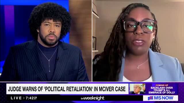 Rep. LaMonica McIver Says that Her Charges for Assaulting an ICE Officer Is ‘Unfair’...’The Weight of the World’s Unfairness Is on My Shoulder’