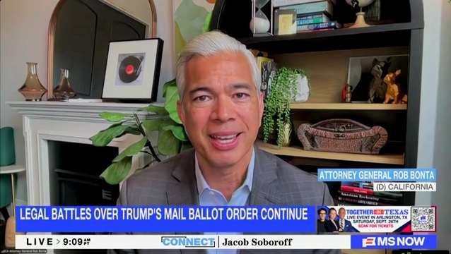 Calif. AG Bonta: ‘There Is No Widespread Voter Fraud’; ‘That Is a Conspiracy Theory That’s Been Debunked’