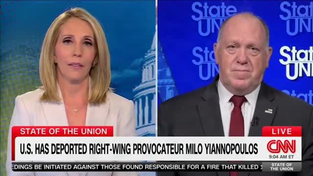 CNN’s Bash to Homan on Milo Yiannopoulos’ Deportation: Did the Trump Admin Choose to Make an Example Out of Him?