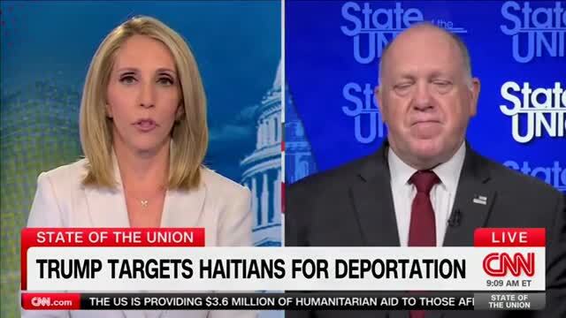 CNN’s Bash to Tom Homan on Haitians: As a Human, Do You Feel Comfortable Sending Them to a Country Your Admin Described as Dire?