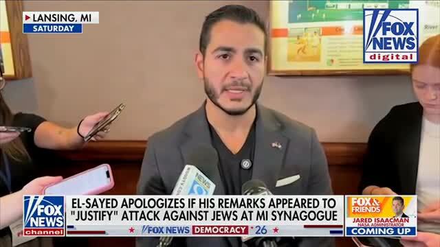 Abdul El-Sayed Apologizes for Comment About Michigan Synagogue Attack