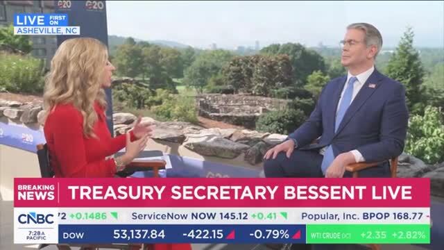 Sec. Bessent: Iran War Will End When They’re Ready to Come to the Table