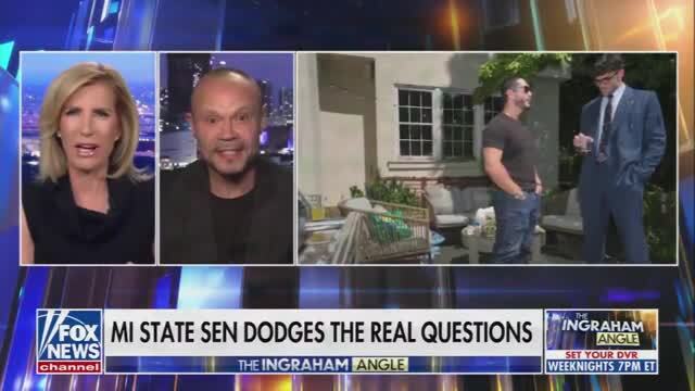 Ingraham Mocks Abdul El-Sayed Wearing a ‘Tight Black Shirt’ While Dan Bongino Appears to Be Wearing One