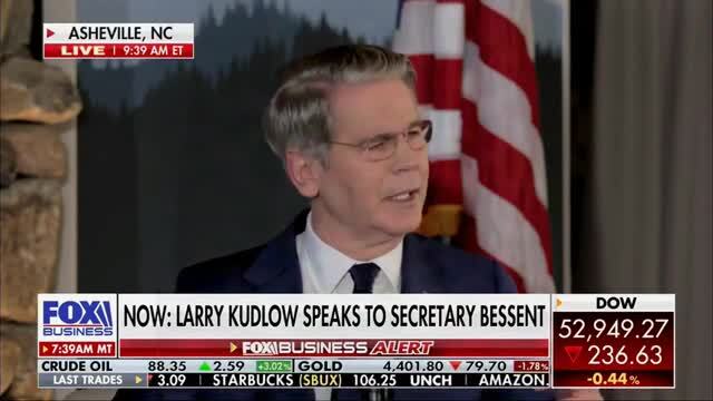 Sec. Scott Bessent: We Can See the Iranians Are Trying to Use the Strait of Hormuz as a Chokepoint, That Will Be Bypassed in Two Years
