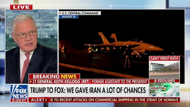 Ret. Lt. Gen. Keith Kellogg: Trump Is Going to Have To Do Something ‘Different’ with Iran