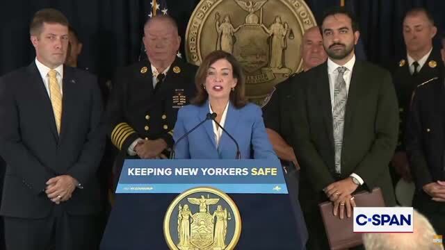 Gov. Hochul: ‘Donald Trump Is Defunding the Police’