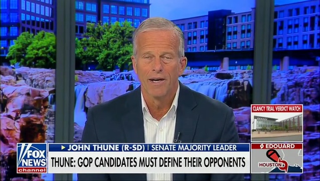 Leader Thune: Dems Have Embraced Socialist Wing of Party