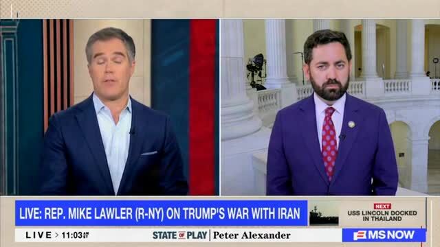 Mike Lawler: We Cannot Allow Domestic Policies Alone to Dictate What We Do in Iran