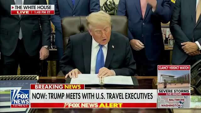Trump Joined by Travel Industry Leaders: In the Last Three Months, Travelers Logged 290 Billion Miles on American Highways