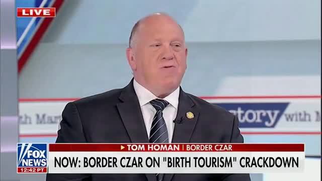 Homan on Birth Tourism Crackdown: What Concerns Me Is Nat’l Security, Because Two of the Biggest Abusers Are Russia and China