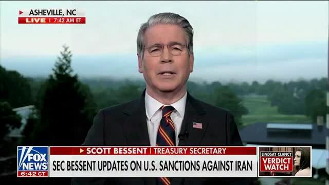 Scott Bessent on Iran: We’re Going to Sever Every Tie That They Have to the Outside World, This Is All Hands-On Deck