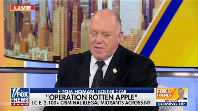 Tom Homan: In June of This Year, ICE Broke Records, Arrested More Illegal Aliens Than Any Time in History of the Agency