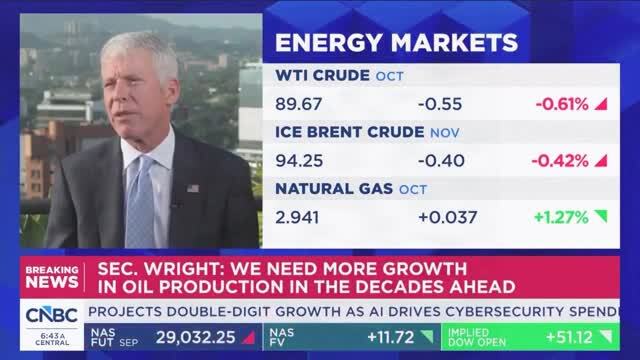 Sec. Wright on Iran: Monday Was Our Record Since the Conflict Began, Over 17 Million Barrels of Oil flowed through the Strait of Hormuz
