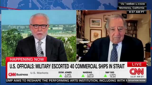 Leon Panetta: Even Though We May Escort a Few Ships, ‘the Fundamental Closure of the Strait of Hormuz Is Still a Reality’