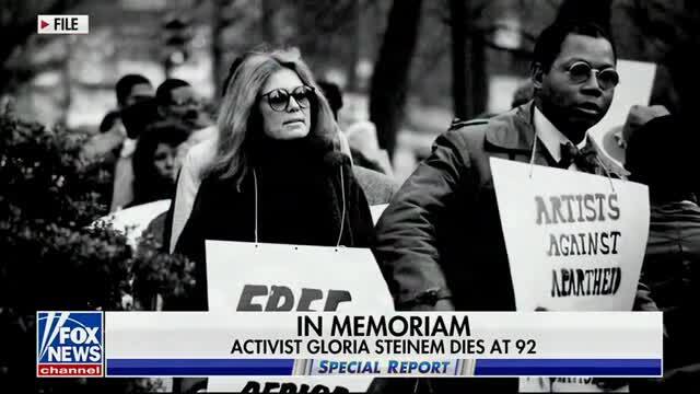 Fox News: Feminist Activist Gloria Steinem Dies At 92