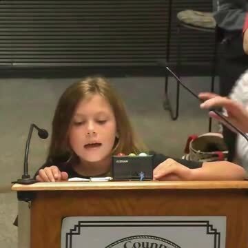 Young Girl Speaks Out at Wake County Public School System Board Meeting in N.C. Against a Male Teacher Pretending To Be a Woman