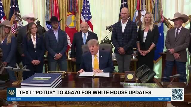 Trump Signs an EO to Support Farmers’ Ability to Butcher, Process, Package, and Sell Their Meat Across State Lines