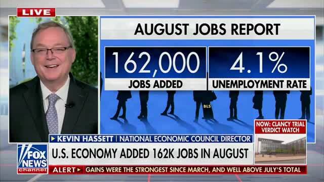 NEC Dir. Kevin Hassett on Jobs Report: This Is One of the Best Numbers Relative to Expectations That I’ve Ever Seen, the Policies Are Working