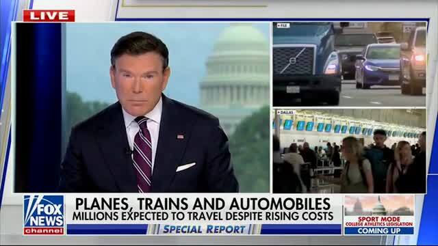 Bret Baier: Americans Brace for What Could Be the Most Expensive Labor Day Weekend on Record, Amid Rising Costs of Gas, Flights