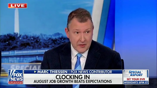 Marc Thiesen on August Jobs Report: Except for Gas Prices, the Economy Is Actually Strong