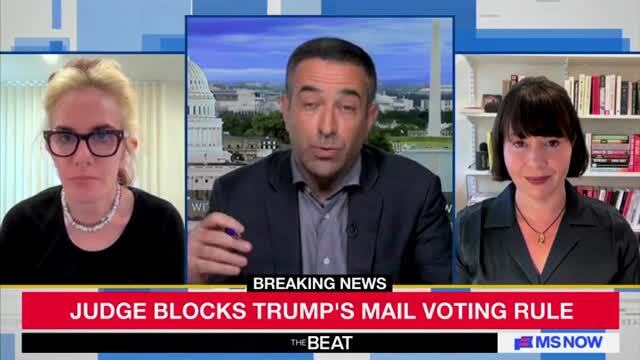 Michelle Goldberg: ‘It Would Have Been Absolute Chaos’ if Trump’s Mail-In Voting Order Took Effect
